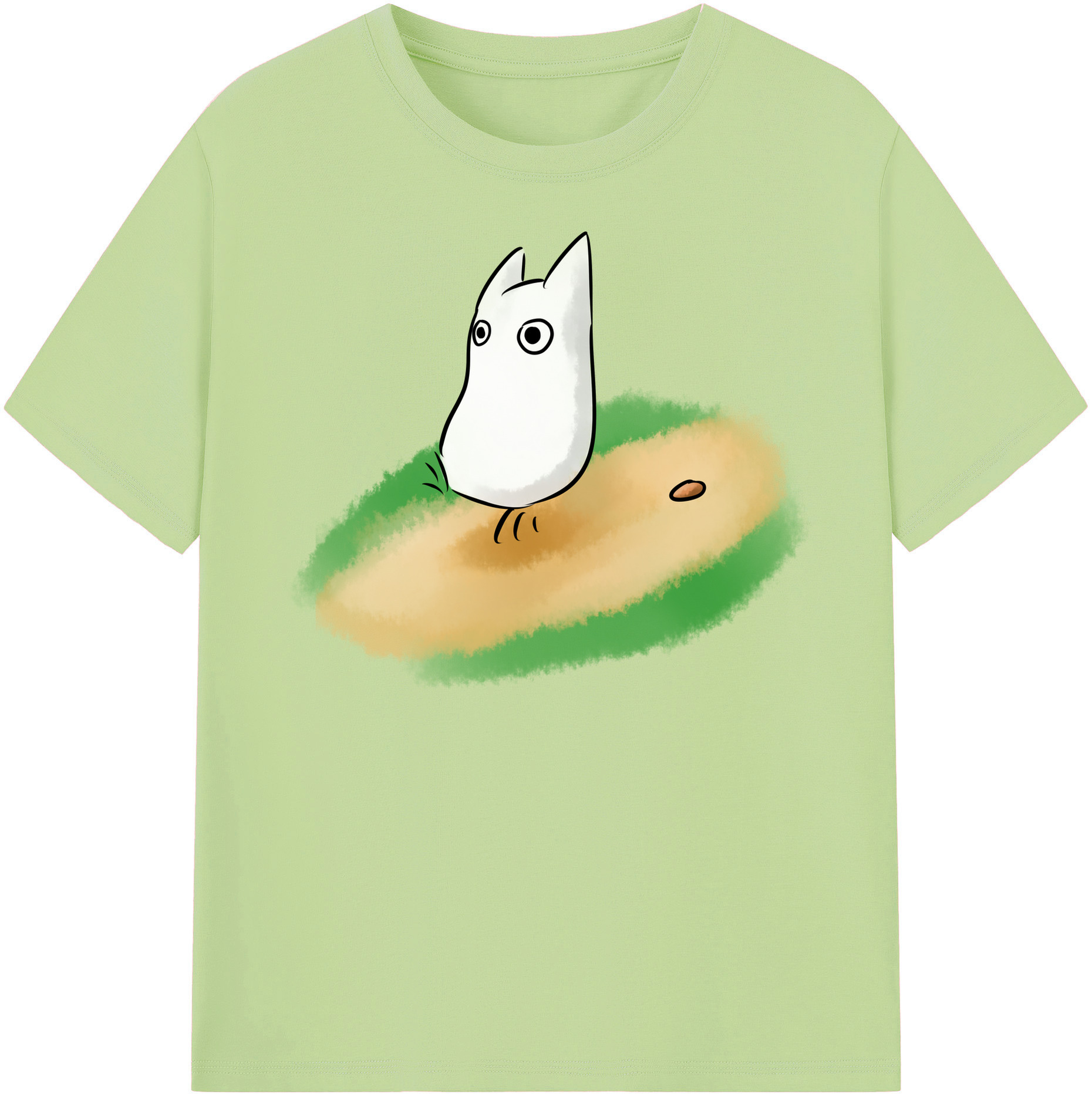 （画像用） となりのトトロ 草壁メイ 草壁サツキ My Neighbor Totoro Satsuki Kusakabe Mei Kusakabe 綿100％半袖Tシャツ（フロントプリント）